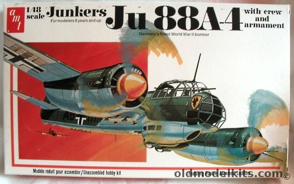 AMT 1/48 Junkers Ju-88A-4, T647 plastic model kit